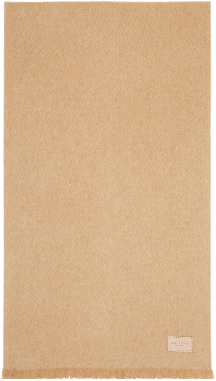 rag & bone Beige Ivy Cashmere Scarf
