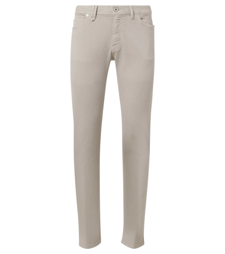 Photo: Brioni Mid-rise slim jeans