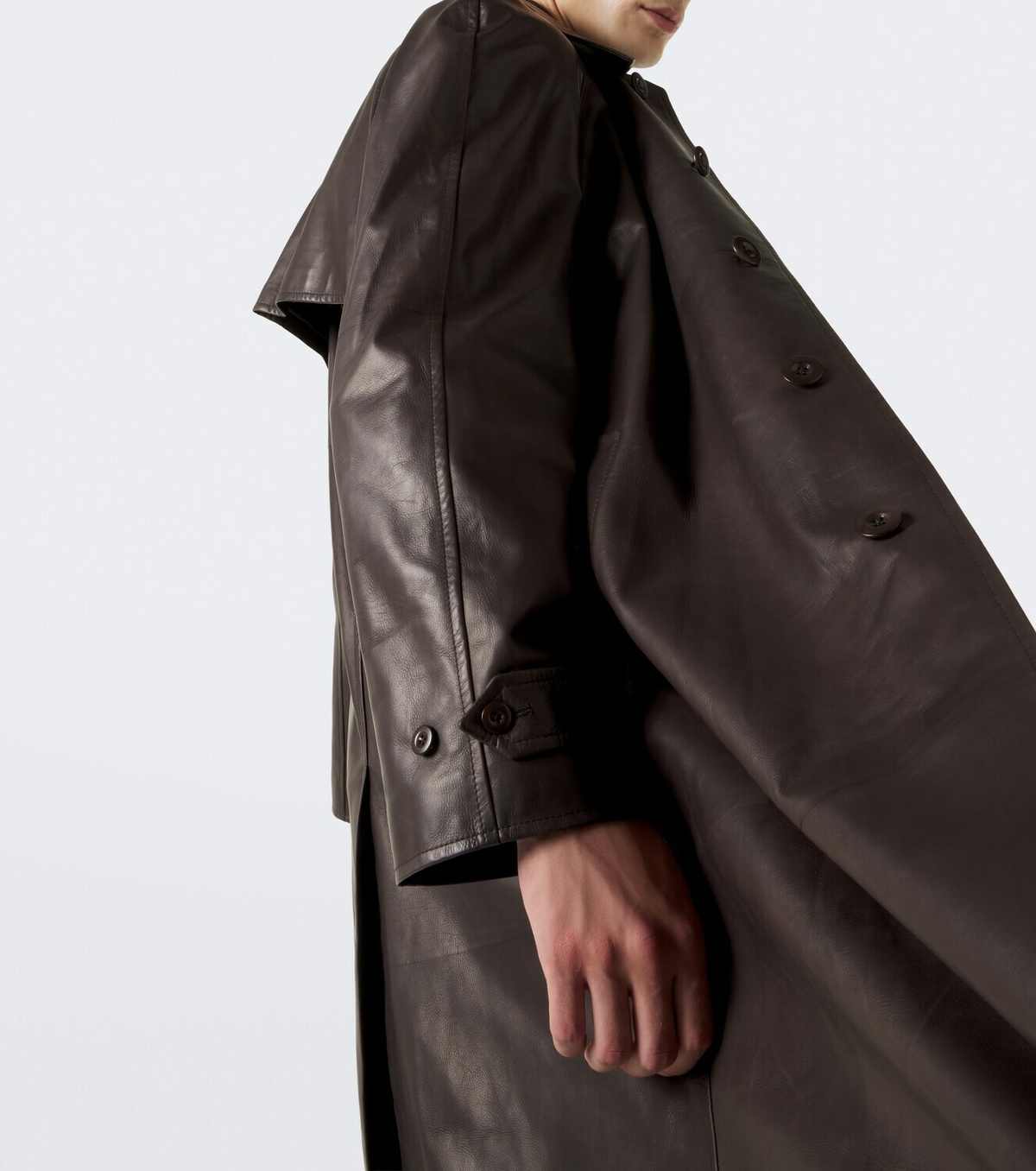 The Row Sitali leather car coat