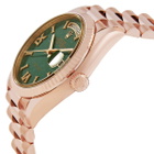 Rolex Day-Date Aventurine Dial Automatic Chronometer Diamond Unisex Watch 128235-0068
