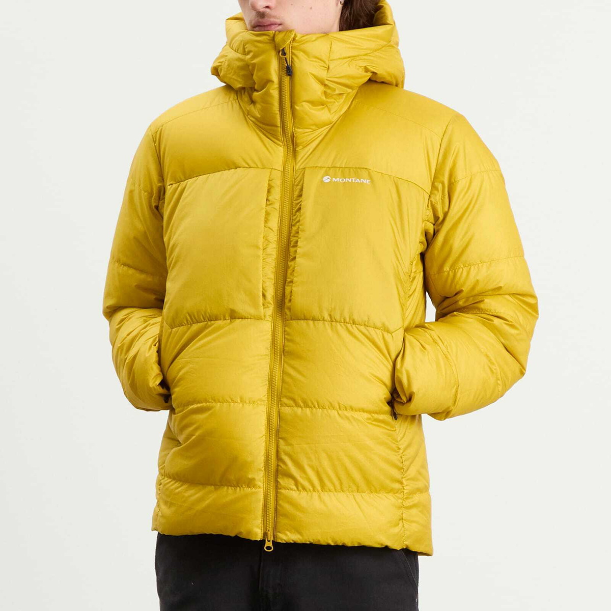 Montane Men's Kamen XT Hooded Down Jacket in Ginkgo Gold