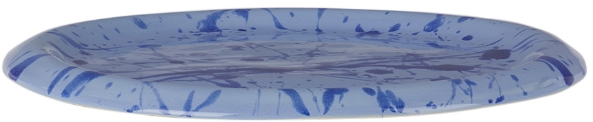 BOMBAC Blue Splatter Plate