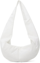 Gabriela Coll Garments White No.297 Small Crossed Fabric Bag