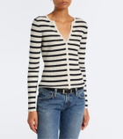 Veronica Beard Anwin striped wool cardigan