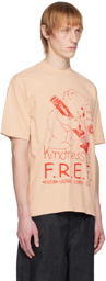 Online Ceramics Beige 'Kindness Is Free' T-Shirt