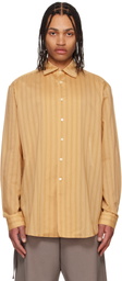 SOSHIOTSUKI Yellow Vintage Lawn Shirt