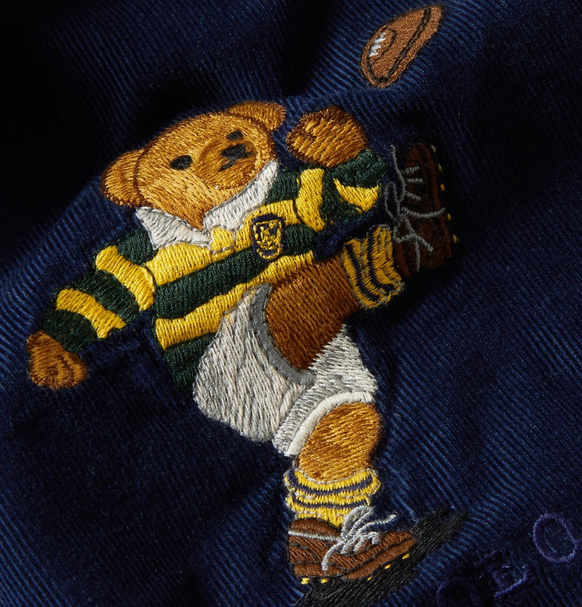 polo bear corduroy shirt