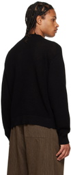 Factor's Black Drawstring Sweater