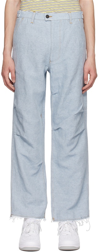 Photo: Camiel Fortgens Blue Worker Trousers