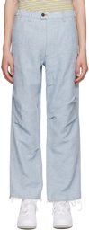 Camiel Fortgens Blue Worker Trousers