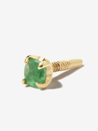 Otiumberg 14K Yellow Gold Emerald Single Stud Earring