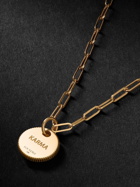 Foundrae - Mini Karma 18-Karat Gold Necklace