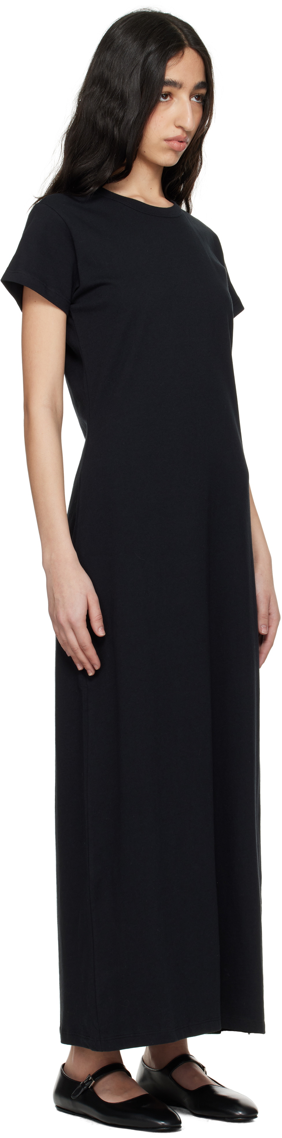 LESET Black Margo Maxi Dress