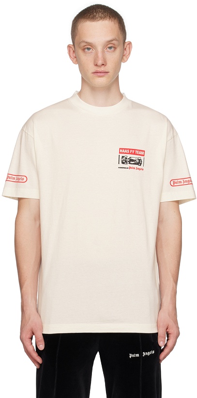 Photo: Palm Angels Off-White MoneyGram Haas F1 Edition T-Shirt