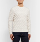 Dunhill - Cable-Knit Cashmere Sweater - Neutrals