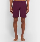 Onia - Calder Long-Length Swim Shorts - Men - Burgundy