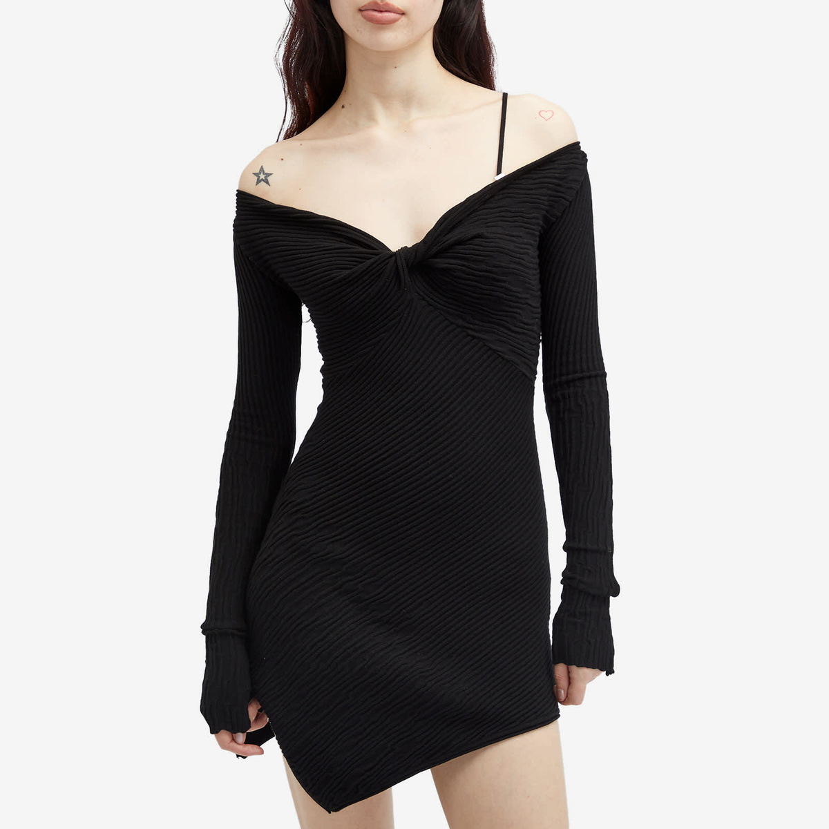 The Attico Women's Desai Mini Dress in Black The Attico