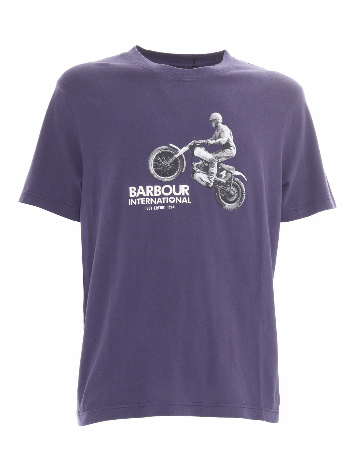 Barbour x Brompton Slowboy Ready T-Shirt in White Barbour Barbour x Brompton Slowboy Ready T-Shirt in White Barbour