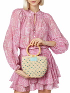 MC2 Saint Barth Woman Paisley Silk Voile Ruffled Mini Skirt Eivissa