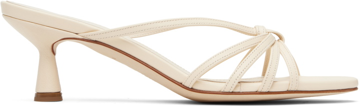 Photo: Aeyde Off-White Abby Leather Mules