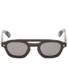 Lunetterie Générale Piece de Resistance Sunglasses in Black/24K Gold 