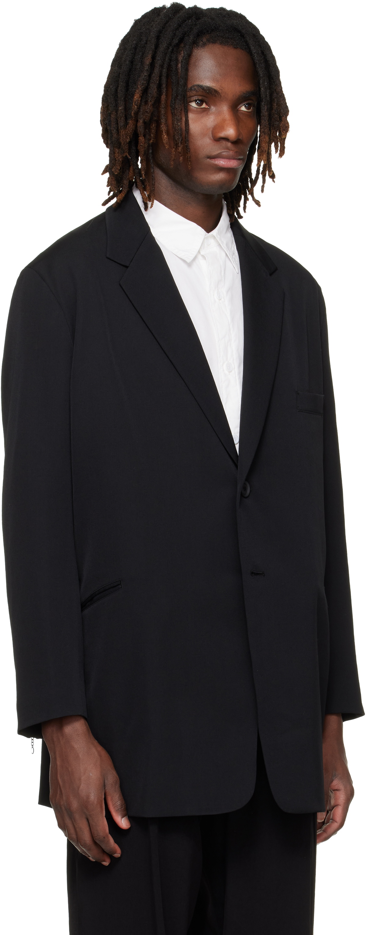 YOHJI YAMAMOTO Black Double Button Blazer