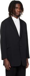 YOHJI YAMAMOTO Black Double Button Blazer