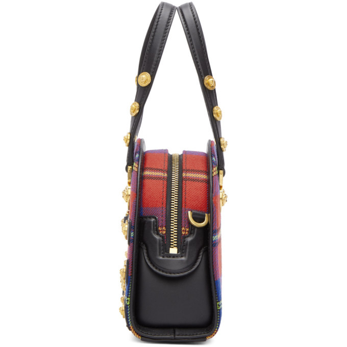 Versace on sale tartan bag