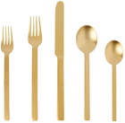 Mepra Gold Stile Cutlery Set, 20 pcs