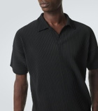Homme Plissé Issey Miyake Basics pleated polo shirt