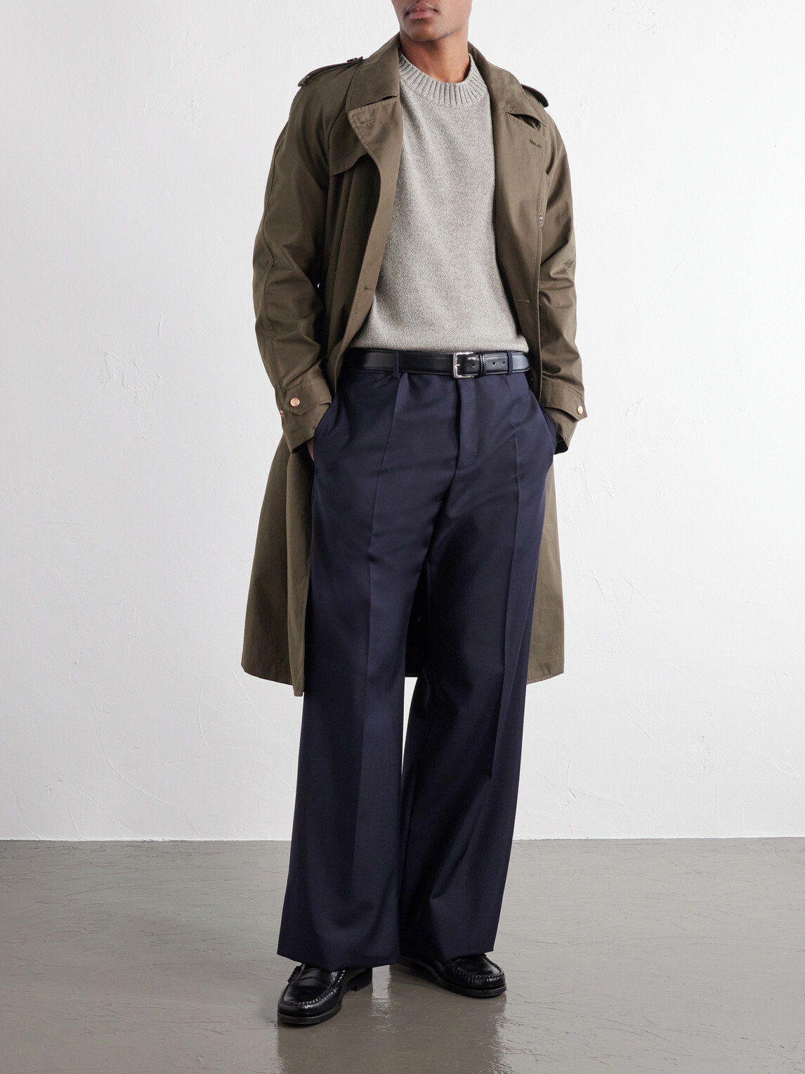 PIACENZA 1733 - Virgin Wool Sweater - Gray