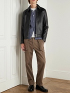 Mr P. - Edward Straight-Leg Cotton-Twill Cargo Trousers - Brown