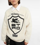 Etro - Pegaso faux shearling sweatshirt