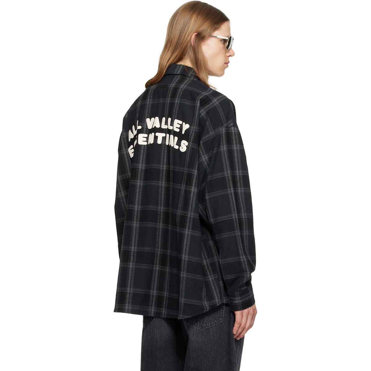 Fear of God ESSENTIALS Black Button Up Shirt