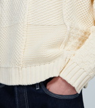 JW Anderson - Cotton patchwork knitted sweater