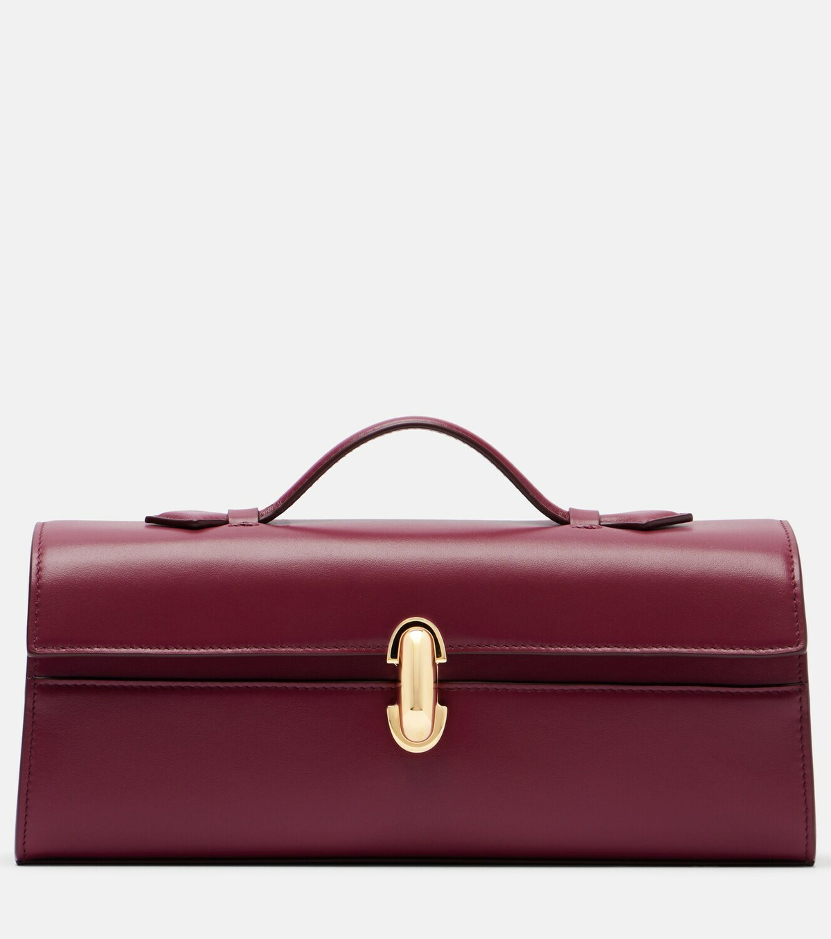 Savette Symmetry Slim leather top-handle bag