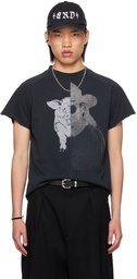 Enfants Riches Déprimés Black Junk Pig Assemblage T-Shirt