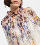 Zimmermann - Tama floral silk blouse