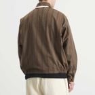 Merely Made Men's Fringe Check Jacket in Brown