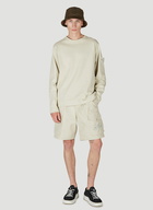 Stone Island - Ghost Logo Patch Sweatshirt in Beige