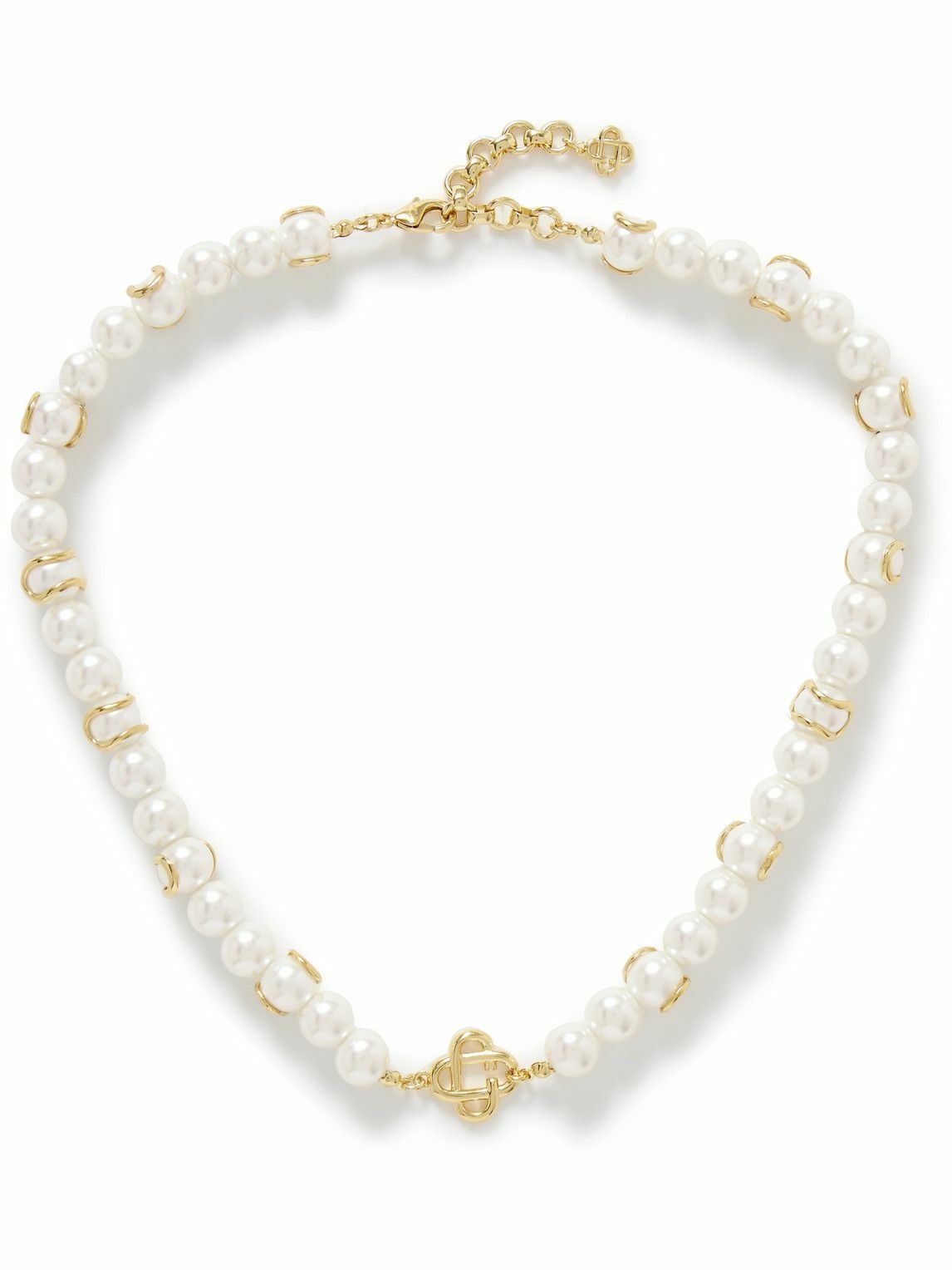 Photo: Casablanca - Gold-Plated Faux Pearl Necklace