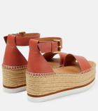 See By Chloe - Glyn leather platform espadrille sandals