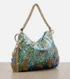 Jimmy Choo Callie Small brocade top-handle bag