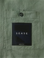 Sease - Ellen Unstructured Linen Blazer - Green