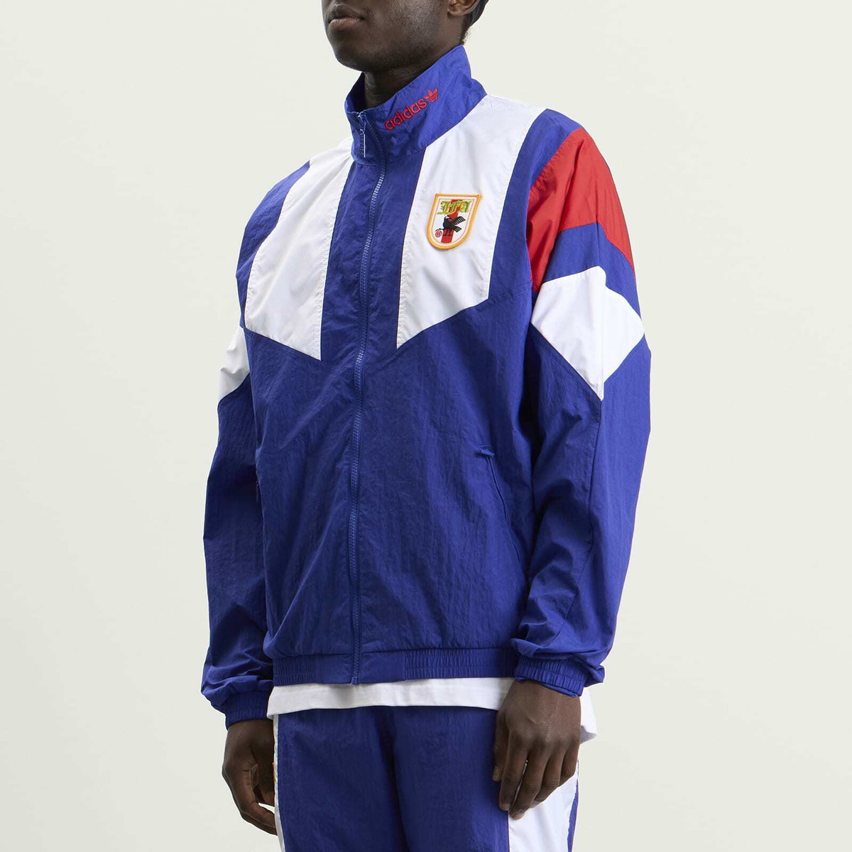 Adidas Men's JFA EQT Track Top in Active Blue