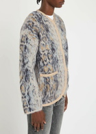 Forte_forte Plumes De Python Jacquard Brushed-knit Jacket Multicoloured 1