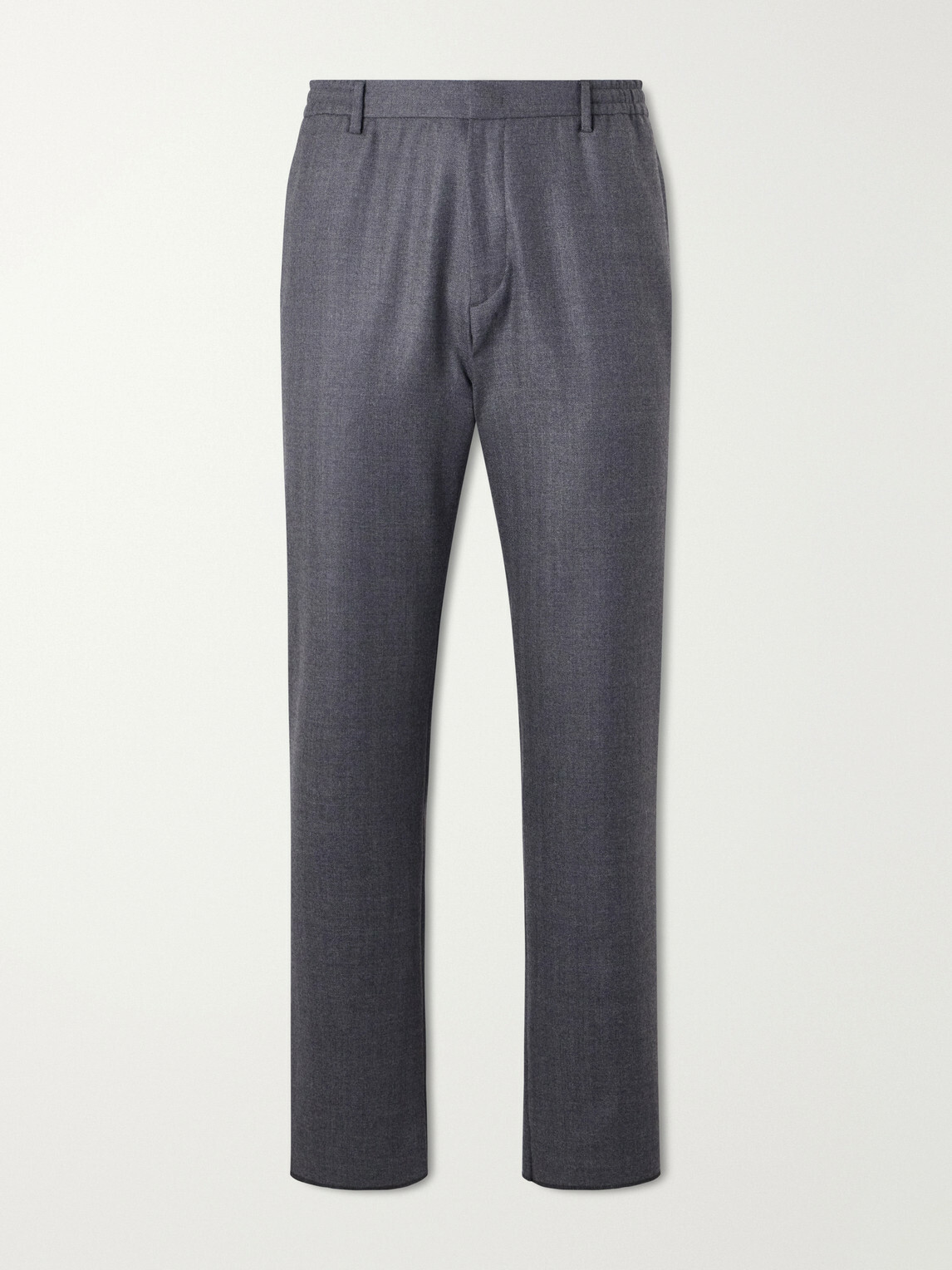 Boglioli - Straight-Leg Herringbone Virgin Wool Suit Trousers - Gray