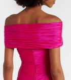 Marmar Halim Off-shoulder bustier gown