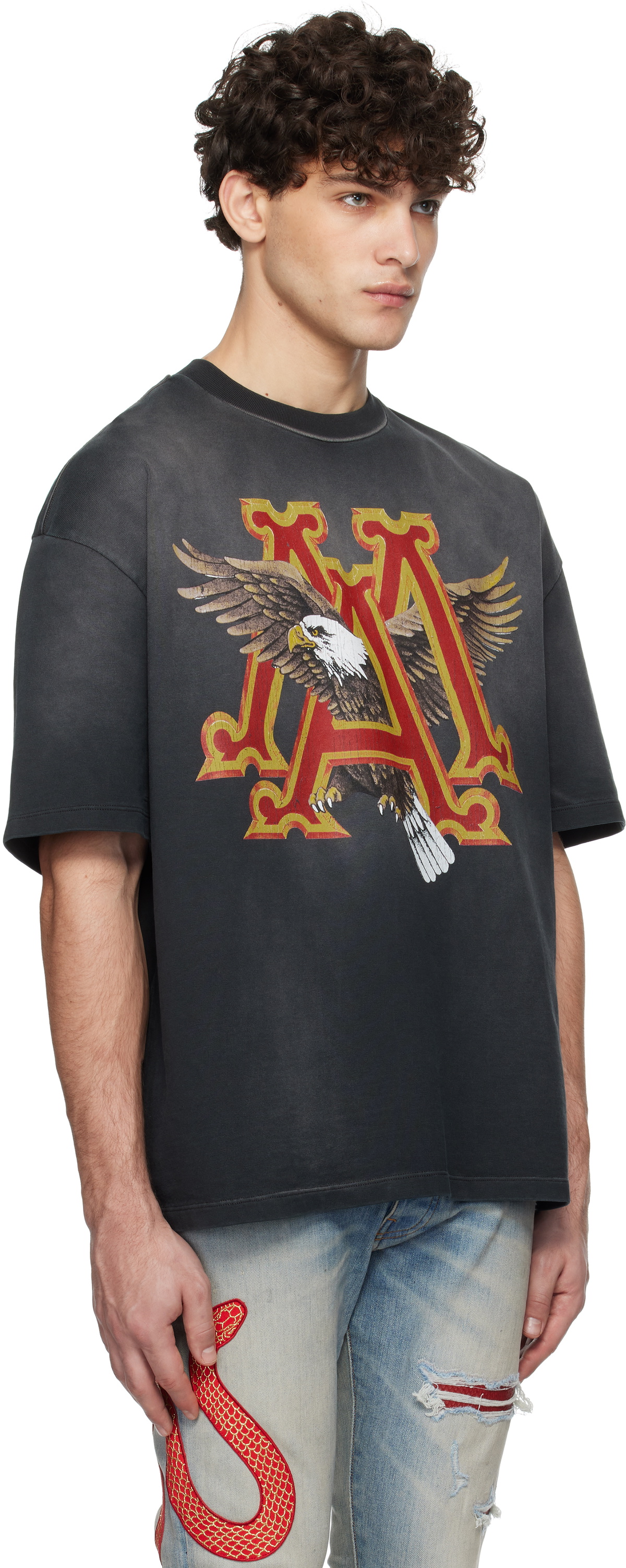 DEBOSSED MA QUAD SKEL-TOP LOW - Vintage Blue | AMIRI