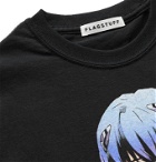 Flagstuff - Evangelion Printed Cotton-Jersey T-Shirt - Multi